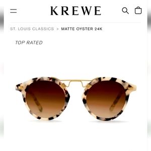 KREWE sunglasses | St. Louis |  Matte oyster 24k
